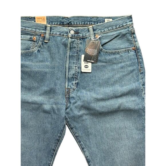 501 Jeans Rare White Oak Cone Denim Straight Leg Made In USA - Picture 3 of 11